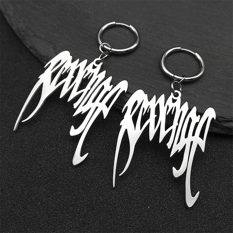 Spiked Choker Silver Pendant Necklace — Stainless Steel