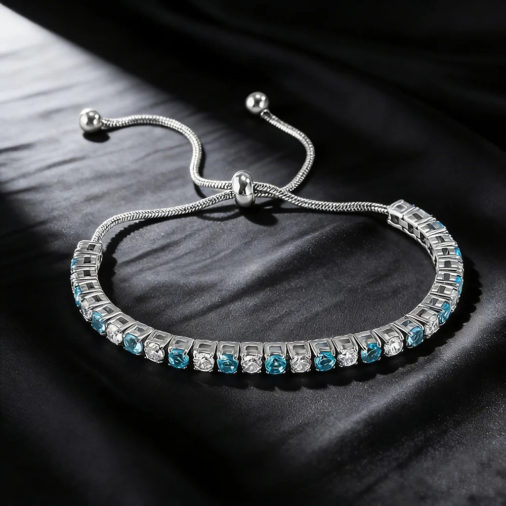 Tennis Bracelet 316L Stainless Steel 3MM Gradient