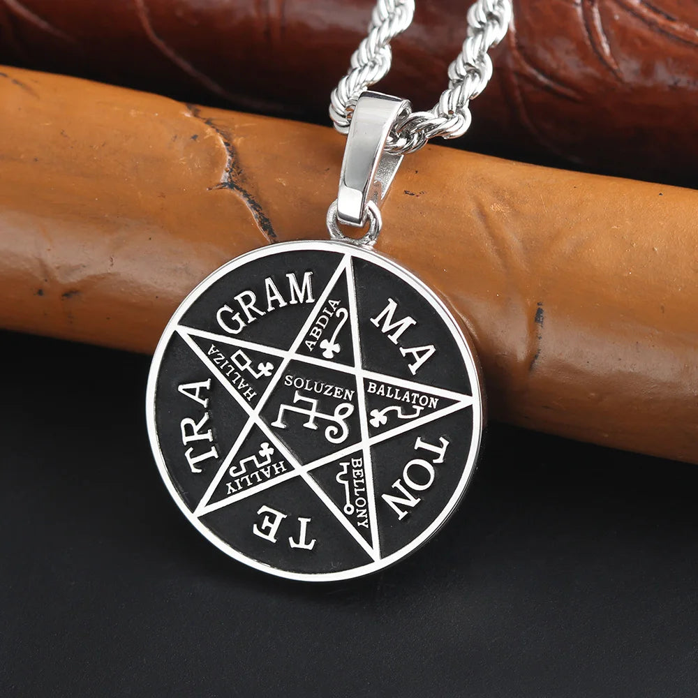 Solomon Pentagram Pendant — 925 Silver