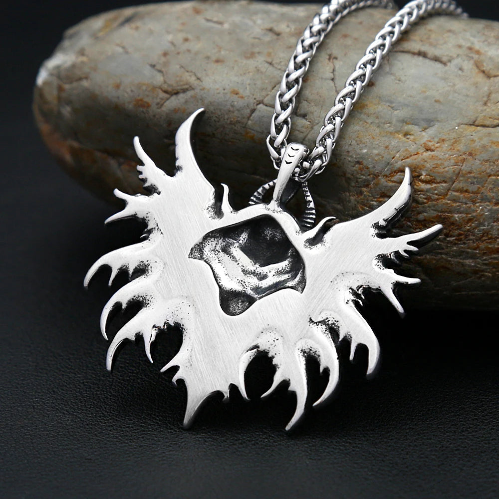 Skull Pendant Necklace — 316L Stainless Steel