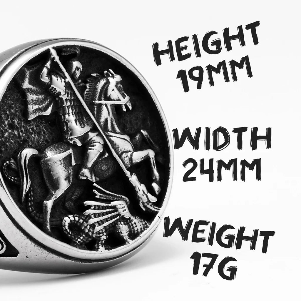 Alexander The Great Ring — Stainless Steel