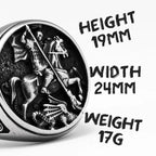Alexander The Great Ring — Stainless Steel