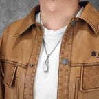 Barber Shaver Pendant Necklace Stainless Steel