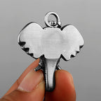 Retro Exaggerated Elephant Pendant Men's Fashion Animal Elephant 316L Stainless Steel Pendant Necklace Gift Jewelry Wholesale