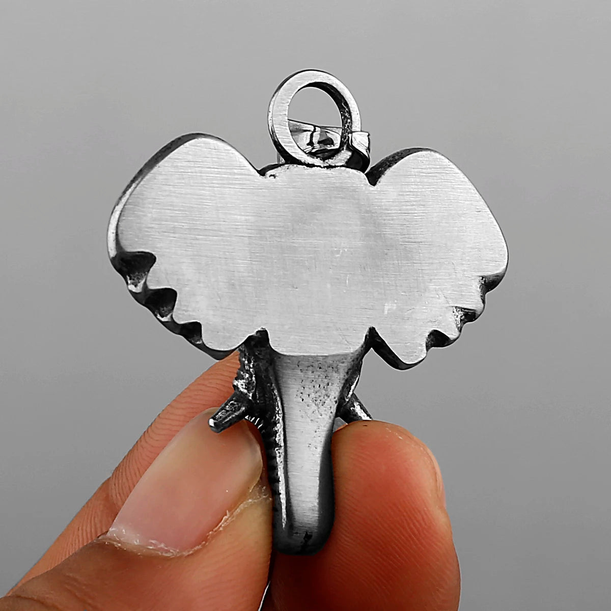 Retro Exaggerated Elephant Pendant Men's Fashion Animal Elephant 316L Stainless Steel Pendant Necklace Gift Jewelry Wholesale