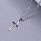 Retro Cross Pendant Necklaces for Women Men Gothic Steampunk Skull Necklace Chain Hip Hop Jewelry Gifts