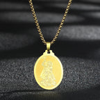 Lion of Judah Coin Pendant Necklace