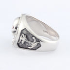 Skull Pirate Anchor Ring — 925 Silver