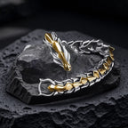Mens Dragon Bracelet Curb Chain Gothic Biker Link Cuff Wristband 1PC Men's Accessories Gift for Him