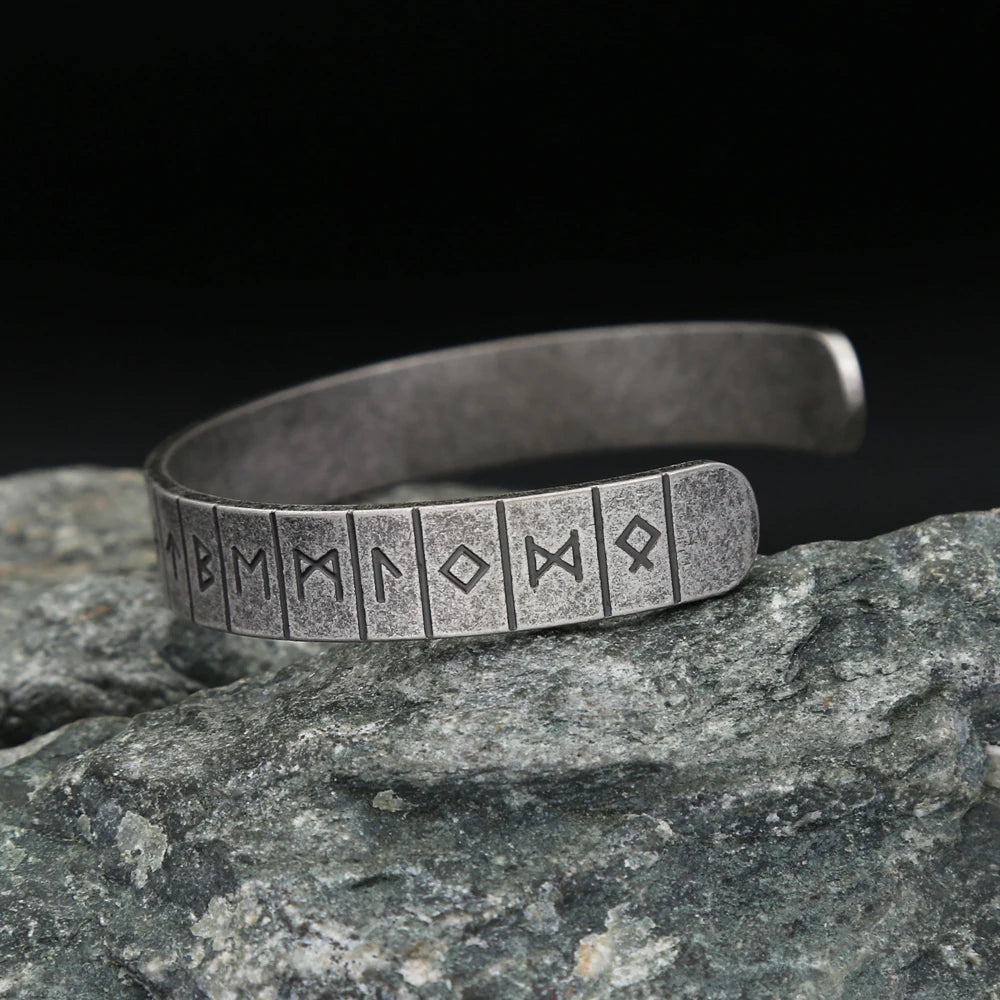 Viking Rune Bracelet — 316L Stainless Steel