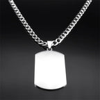 Islamic Quran Silver Chain Necklace — Stainless Steel