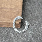 Nostalgia Odin Raven Ring Viking Mens Womens Adjustable Vintage Crow Rings Gothic Jewelry Accessories