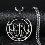 Occult Sigil Silver Pendant Sceal Marchosias Women/men