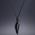 Wolf Tooth Pendant Necklace — Gold
