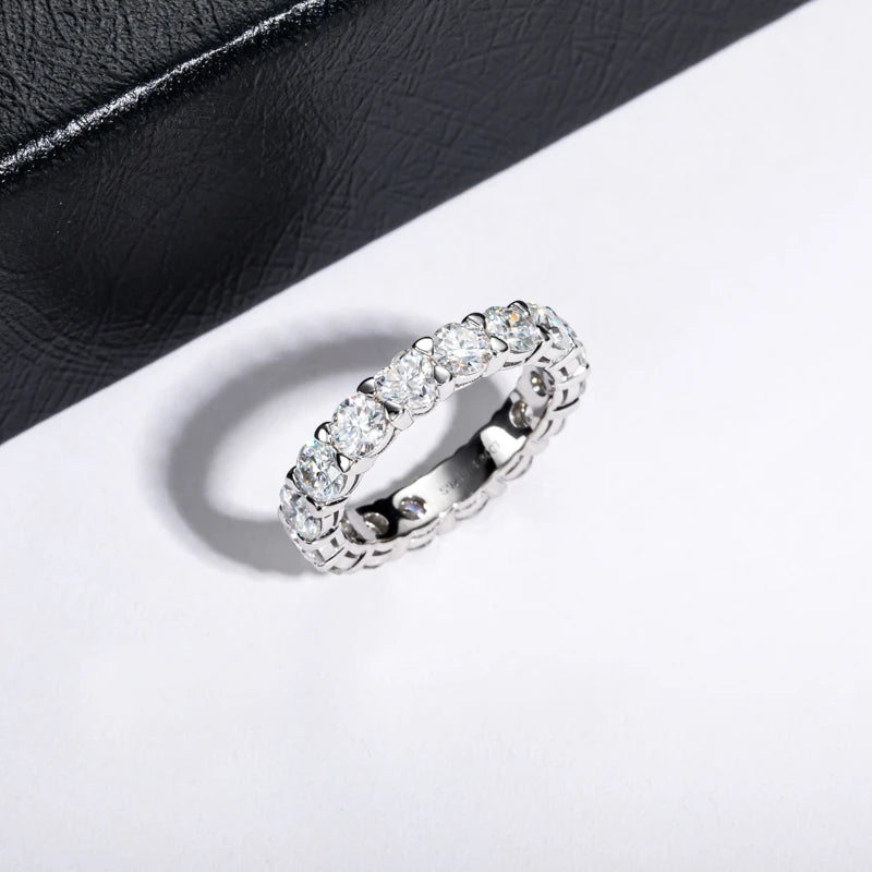Heart Diamond Engagement Ring — 925 Silver