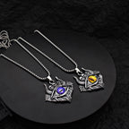 Skull Evil Eye Steel Pendant Vintage Devil's