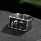 Vintage Guns Cowboy Ring — Stainless Steel