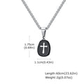 Small Natrual Stone Necklaces for Men Boys,Black Stone Stainless Steel Pendant Necklace,Hip Hop Stylish Jewelry Gifts
