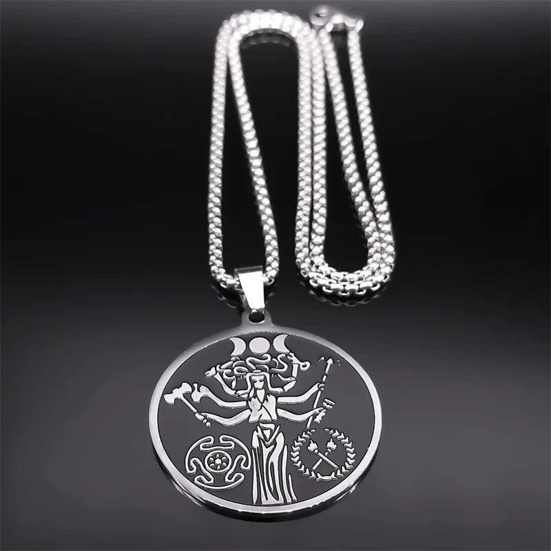 Witchcraft Stainless Steel Pendant Necklace
