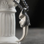 Domineering retro dragon claw punk animal claw necklace men's fashion bicycle riding lucky jewelry gift