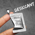 Desiccant Model Men Necklaces With Pendant Stainless Steel Jewelry For Male Women Unique Punk Hip Hop Accessories Gift Wholesale
