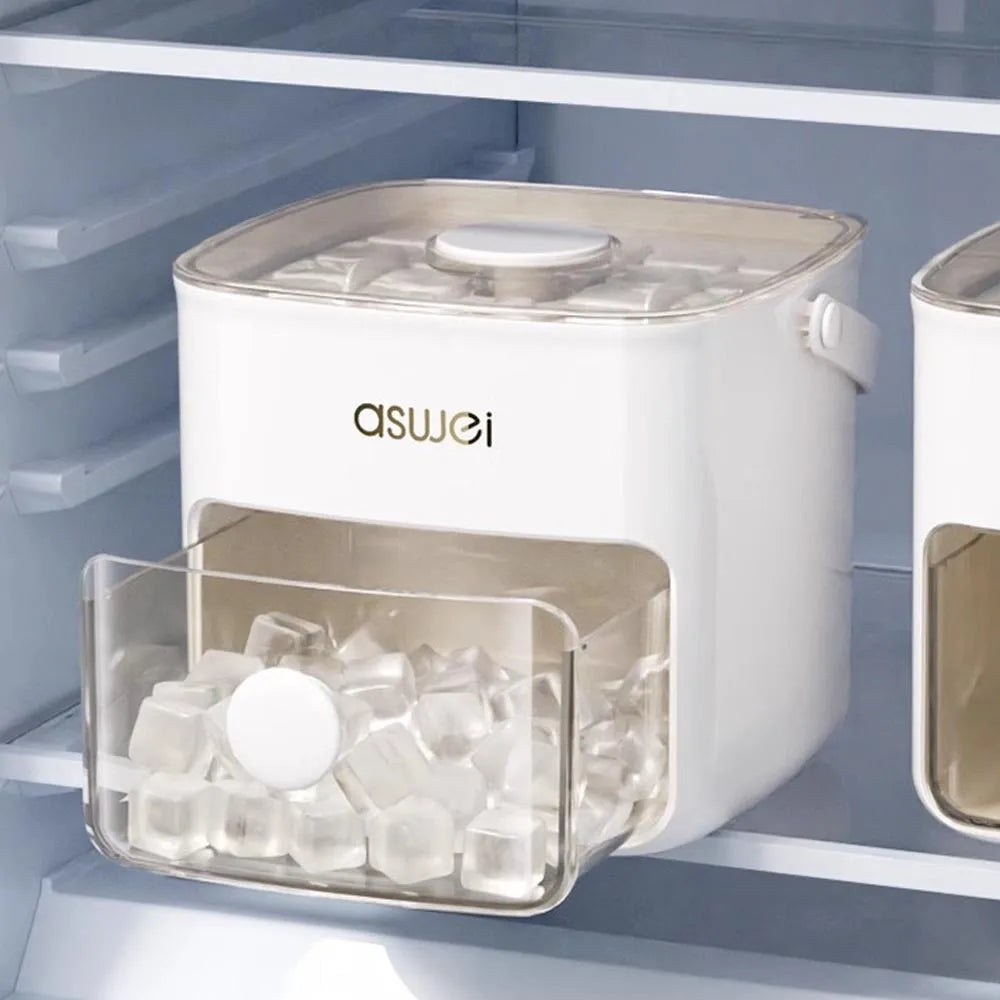 48 Gride Multifunctional Ice Cube Mold Large Capacity Ice Maker with One-touch To Release Easily Portable Ice Box