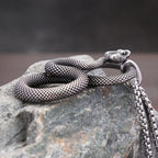 Snake Stainless Steel Pendant Necklace