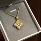 Iced Out Gold Pendant