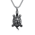 Turtle Pendant — Stainless Steel