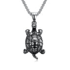 Turtle Pendant — Stainless Steel