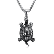 Tortoise Pendant — Stainless Steel