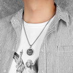 St. Christopher Pendant Necklace — Stainless Steel