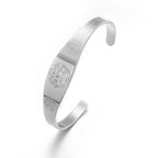 Fashion Design Stainless Steel Curved Tableware Fork Open Bracelet Men and Women Personality Charm Hip Hop Casual