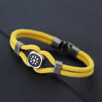 Nautical Surf Rope Bracelet — Adjustable Wrap Cord