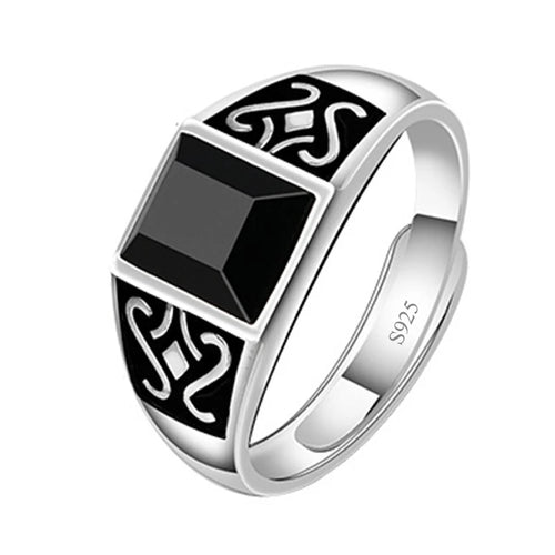 Classic Vintage Simple Band Ring, Wedding Style — Silver-Tone