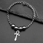 Cross Ankh Gold Bracelet Egypt Egyptian Key Life