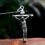Jesus Cross Pendant — Stainless Steel