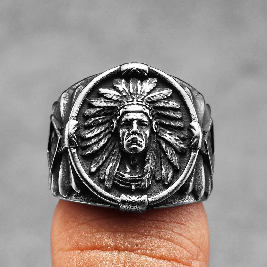 Punk Band Ring for Men and Women — Stainless Steel