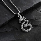 Dragon Steel Pendant Chinese Style Versatile