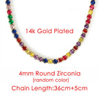 Iced Out Tennis Choker — Stainless Steel