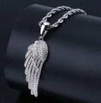 Hip Hop Iec Out Put Crystal Zirconia Dollar Sign Pendant Necklace Fashion Punk Cool Rock Rap Party Jewelry Accessories