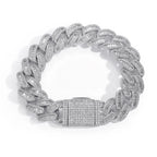 Iced Out Cuban Necklace Stainless Steel 15MM