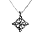 Celtic Stainless Steel Pendant Necklace