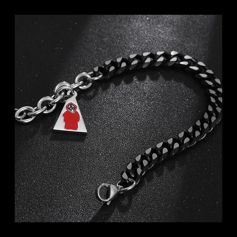 Halloween Ghost Bracelet — Stainless Steel