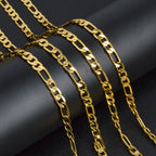 Cuban Link Chain Necklace — Gold-Tone Copper 5mm 22"