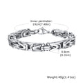 Byzantine V-Shape Chain Bracelet — Stainless Steel
