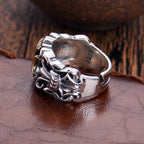 Vintage Cross Men's Ring Men's Open Live Personality Fashion Trend Adjustable Jewelry