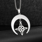 Celtic Trinity Knot Pendant Necklace — Zinc Alloy