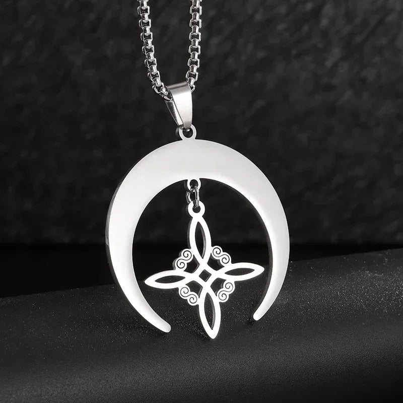 Celtic Trinity Knot Pendant Necklace — Zinc Alloy