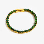 316L Stainless Steel 2025 New Fashion Waterproof Jewelry Minimalism Embed Zircon 3 Colors Charm Chain Tennis Bracelets